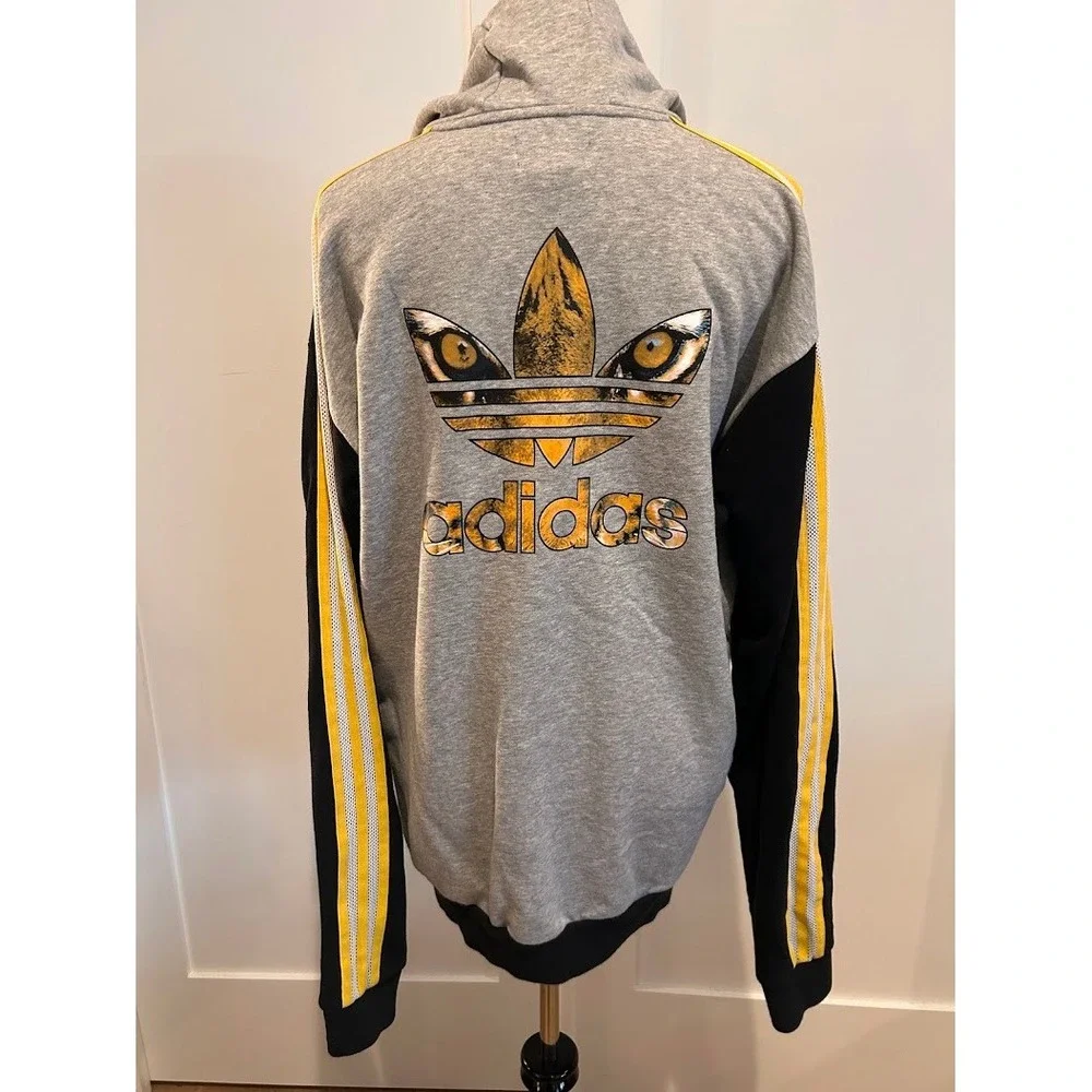 Adidas‎ Rita Ora Banned From Normal Hoodie Black Grey Red Tiger Trefoil XL